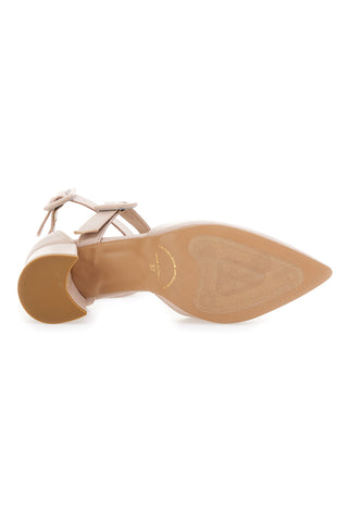 Beige Damen-Dekolleté mit gekreuzten Trägern Francesca Gritti 8012