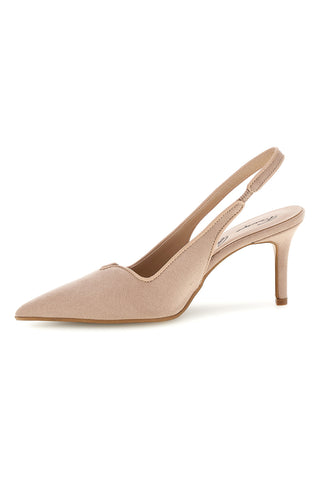 Nackte Pumps mit Slingback-Riemen Handgefertigt Made in Italy Francesca gritti P0701