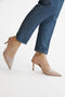 Nackte Pumps mit Slingback-Riemen Handgefertigt Made in Italy Francesca gritti P0701