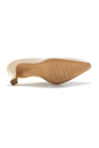 Spitze beige Pumps mit Absätzen Pittarello couture 8301