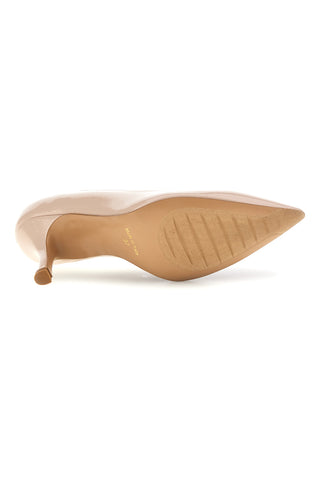 Décolleté nude in vernice Pittarello couture 6418