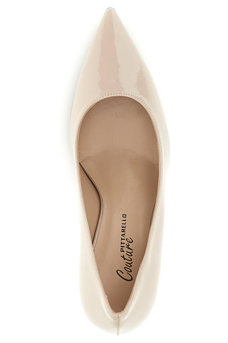 Décolleté nude in vernice Pittarello couture 6418