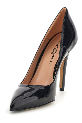 Schwarze Lackleder Pumps Pittarello couture 3401