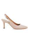 Décolleté slingback nude Made in Italy Pittarello Glam 935