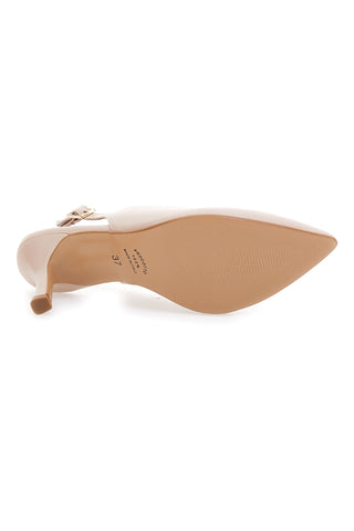 Décolleté slingback nude Made in Italy Pittarello Glam 935
