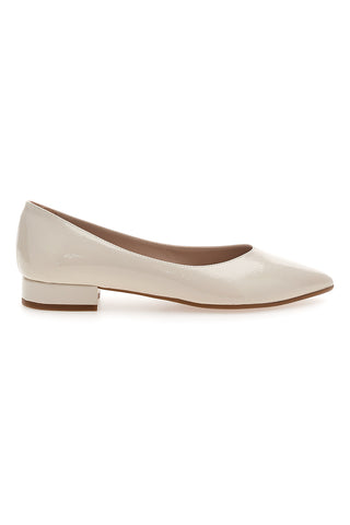 Spitze Creme Ballerina flach Pittarello Glam 3890