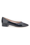 Schwarze Lackleder Ballerina flach Pittarello Glam 3890
