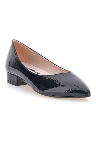 Schwarze Lackleder Ballerina flach Pittarello Glam 3890