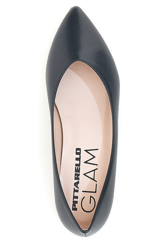 Ballerina nera a punta Pittarello Glam 3890