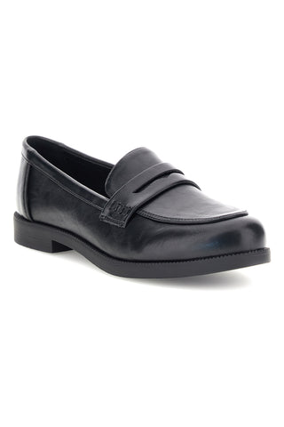 Mocassino Nero con Traversina Prima riga MINA1930