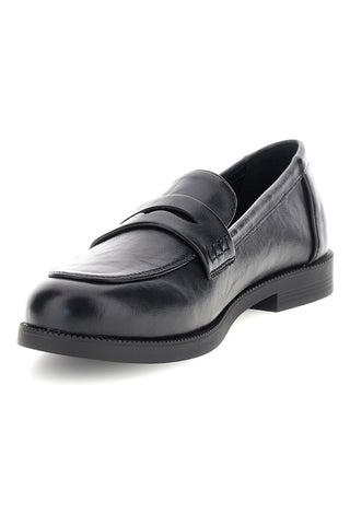 Mocassino Nero con Traversina Prima riga MINA1930