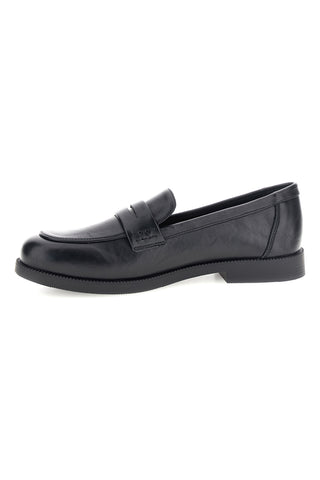 Mocassino Nero con Traversina Prima riga MINA1930