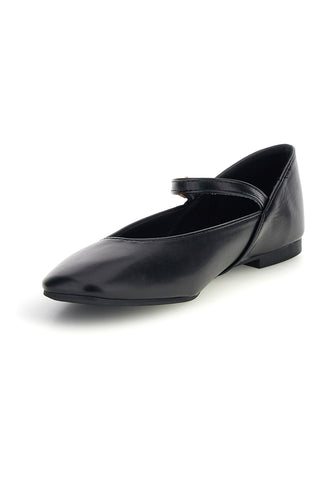 Ballerine nere con cinturino e fibbia The first IDEA01