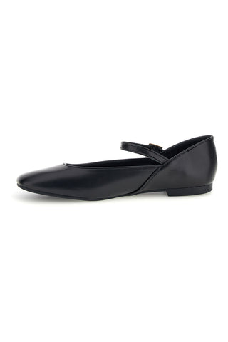 Ballerine nere con cinturino e fibbia The first IDEA01