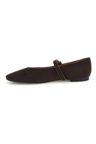 Ballerina Mary Jane Marrone con Cinturino The first IDEB706