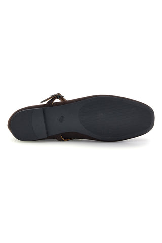 Ballerina Mary Jane Marrone con Cinturino The first IDEB706