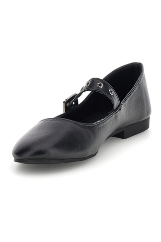 Ballerina Mary Jane Nera con Cinturino Borchiato The first IDEB1131