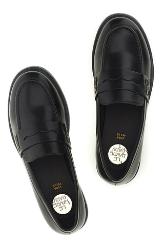 Mocassini testa di moro con sottopiede in pelle Le havre KMD26W4016