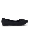 Ballerine nere a punta effetto suede The first PREPT2