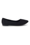 Ballerine nere a punta effetto suede The first PREPT2