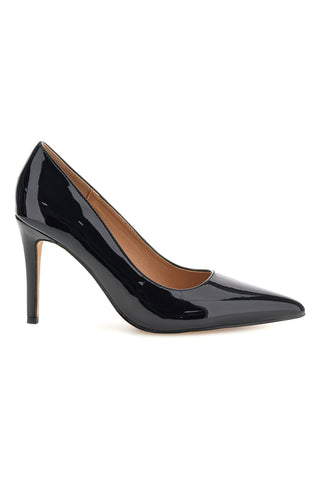 Schwarze Pumps in Lackoptik mit hohem Absatz „Mon dieu“ 1926H36
