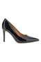Schwarze Pumps in Lackoptik mit hohem Absatz „Mon dieu“ 1926H36
