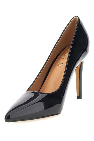 Schwarze Pumps in Lackoptik mit hohem Absatz „Mon dieu“ 1926H36