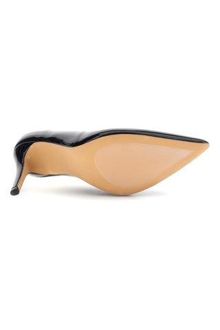 Schwarze Pumps in Lackoptik mit hohem Absatz „Mon dieu“ 1926H36