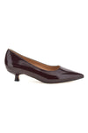 Decollete Bordeaux in Effetto Vernice con Tacco Kitten Mon dieu 9904H18