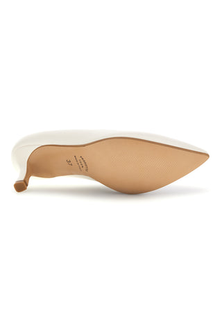 Décolleté panna a punta con tacco medio Pittarello Vera 3601