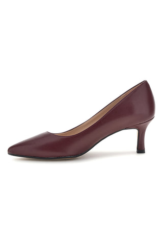Décolleté bordeaux a punta con tacco medio Pittarello Vera 3601