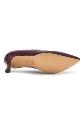 Décolleté bordeaux a punta con tacco medio Pittarello Vera 3601