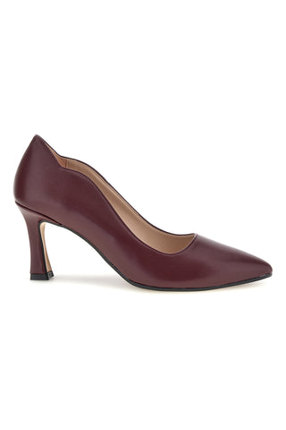 Décolleté bordeaux a punta con tacco medio Pittarello Vera 3701