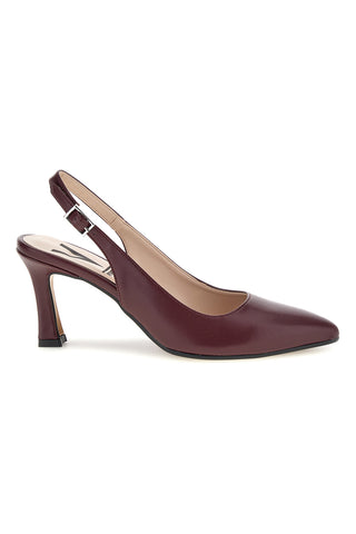 Décolleté bordeaux a punta con cinturino slingback Pittarello Vera 3703