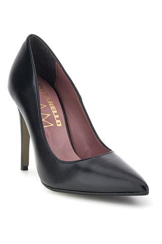 Schwarze Pumps mit spitzer Zehenpartie und hohem Absatz Pittarello Glam 7509