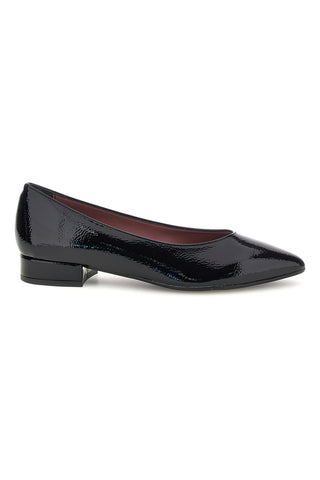 Ballerine Nere Lucide a Punta Pittarello glam 7520