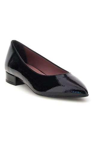 Ballerine Nere Lucide a Punta Pittarello glam 7520