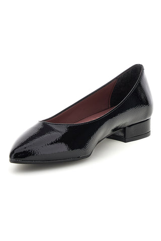 Ballerine Nere Lucide a Punta Pittarello glam 7520