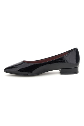 Ballerine Nere Lucide a Punta Pittarello glam 7520