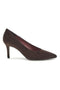 Dunkelbraune Pumps mit spitzer Zehenpartie – Pittarello Glam 7170