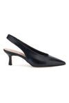 Schwarze Slingback-Pumps mit Absatz von Francesca Gritti, Modell P6050