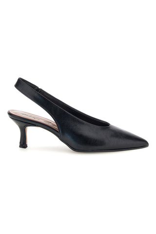 Schwarze Slingback-Pumps mit Absatz von Francesca Gritti, Modell P6050
