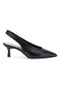 Schwarze Slingback-Pumps mit Absatz von Francesca Gritti, Modell P6050