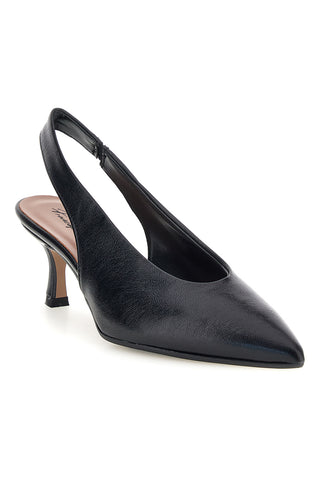 Schwarze Slingback-Pumps mit Absatz von Francesca Gritti, Modell P6050