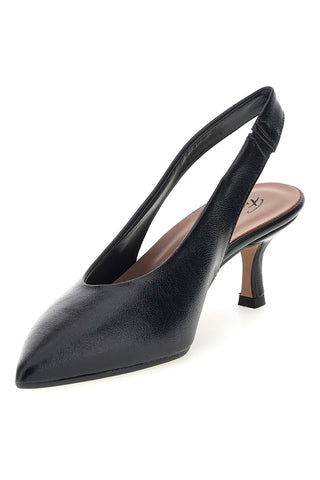 Schwarze Slingback-Pumps mit Absatz von Francesca Gritti, Modell P6050