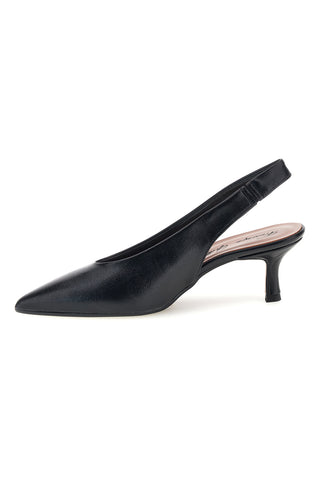 Schwarze Slingback-Pumps mit Absatz von Francesca Gritti, Modell P6050