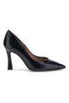 Schwarze Pumps mit Absatz und Lederinnensohle von Francesca Gritti 157