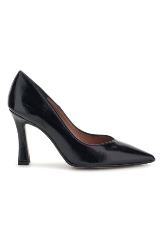 Schwarze Pumps mit Absatz und Lederinnensohle von Francesca Gritti 157