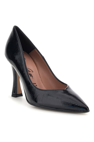 Schwarze Pumps mit Absatz und Lederinnensohle von Francesca Gritti 157
