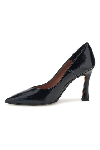 Schwarze Pumps mit Absatz und Lederinnensohle von Francesca Gritti 157